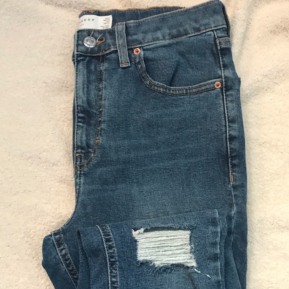 Topshop Jamie jeans. Never worn